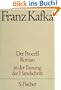 Franz Kafka. Gesammelte Werke in Einzelb�nden in der Fassung der Handschrift: Der Proce� ( Prozess)