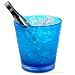 Wild Eye Designs Etched Ice Bucket with Tongs, Blue