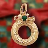 14Kt Wreath Charm