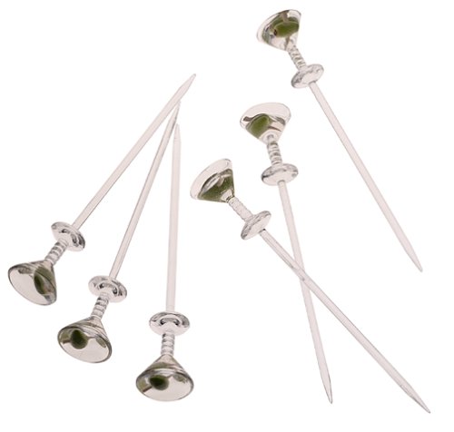 Jubilee Acrylic Martini Picks, Set of 6