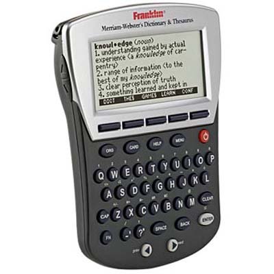 Electronics: Franklin Merriam Webster Dictionary and Thesaurus MWD 1470