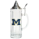 Bergamot Michigan Wolverines Tall Lidded Stein