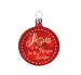 Jesus Is the Reason for the Season, Hanging Glass Ball Ornament