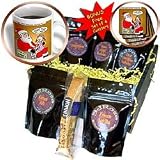 Rich Diesslins Funny Christmas Cartoons - Santa and Future Beauty Pagent Contestant - Coffee Gift Baskets - Coffee Gift Basket