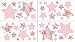 Pink and Khaki Camo Army Camouflage Baby, Kids and Teens Wall Decal Stickers - Set of 4 Sheets