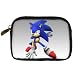 Digital Camera Leather Case of Sonic the Hedgehog at the Ready