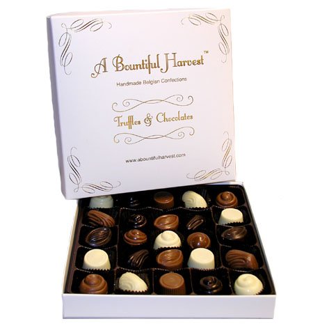 25pc Sugar Free Belgian Chocolate Nut Assortment by A Bountiful Harvest
