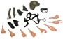 Ultimate Soldier ACTION ACCESSORIES SET Hands +More