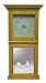 Oak Wall Clock With Cowboy and Cattle Etched Glass - Cowboy and Cattle Decor - Unique Cowboy and Cattle Gift Ideas - Fully Assembled - 27-1/2'' tall x 13-1/2'' tall x 5'' deep