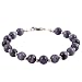 Handmade Storm Gray Cat's Eye & Silver Bracelet