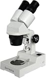 20x - 40x STEREO BINOCULAR MICROSCOPE, W/ HALOGEN LIGHT