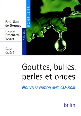 Gouttes, bulles, perles et ondes (1Cédérom) en ligne Gouttes, bulles, perles et ondes (1Cédérom) en ligne
