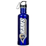 St. Louis Rams NFL 26oz Blue Stainless Steel Water Bottle