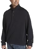 Nautica Sportswear Mens Long Sleeve French Rib Half Button Sweater