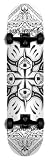 Darkstar Quattro Full Size Complete Skateboard (7.6 Inches Wide)