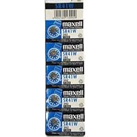 Maxell SR41W 392 Silver Oxide Watch Battery(5 Per Pack)