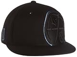 NBA Men's Denver Nuggets Flat Brim Flex Hat - Tx86Z, Large/X-Large , Black