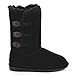 BEARPAW LAUREN-1656Y Children's Classical Sheepskin Toggle Mid-Calf Snow Boots