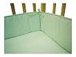 American Baby Company Percale Mini/Porta Crib Bumper, Celery