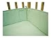 American Baby Company Percale Mini/Porta Crib Bumper, Celery