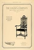 IMAGE OF 1926 Ad Hayden Furniture William Mary High Back Chair - Original Print Ad