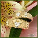 14K Men's Satin & Polished Diamond Claddagh Band