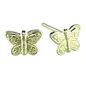 Kid's 10K Butterfly Stud Earring
