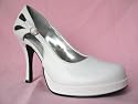 White Wedding Shoes Formal Pumps Bridal Women