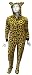 Leopard Hooded Onesie Footie Pajama for women