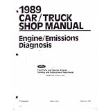 1989 FORD LINCOLN MERCURY Emissions Diagnosis Manual by Ford