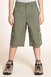 Pure Cotton Adjustable Waist Cargo Shorts