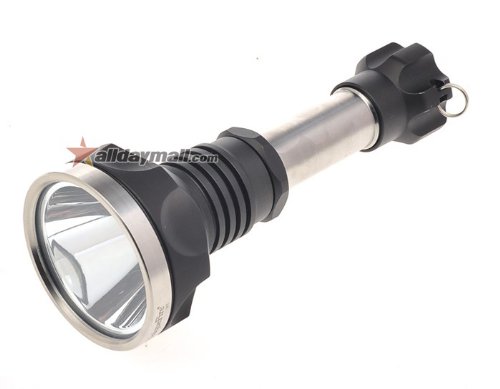  UniqueFire UF-V1 T6 1000 Lumens 5-Mode LED Flashlight (2 X 18650 batteries not included) 