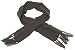 Strick-Schal mit Fransen fein gestrickt oliv