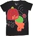 Dim Mak Collection Black Juniors Baseball Tee T-Shirt