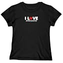 T-Shirt Woman Black " I Love Ayacucho " Peru City
