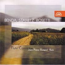 「フルート協奏曲集~ F. ベンダ,K. シュターミッツ,ロゼッティの作品」 / Benda Stamitz Rosetti  Flute Concertos Jean-Pierre Rampal flute