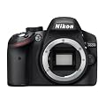 Nikon D3200 SLR-Digitalkamera (24 Megapixel, 7,4 cm (2,9 Zoll) Display, Live View, Full-HD) nur Geh�use schwarz