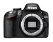 Nikon D3200 SLR-Digitalkamera (24 Megapixel, 7,4 cm (2,9 Zoll) Display, Live View, Full-HD) nur Gehäuse schwarz