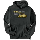 Thank You For Celtic Rock Music Mens Hoodie (Dark Silver, Sizes X-Small - XXX-Large)