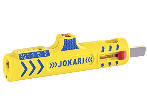Jokari 30155 Super Stripper Secura for All Current Round Cables, No.15, 12.4cm L x 3.5cm W x 2.5cm H