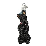 Old World Christmas Scottish Terrier Glass Blown Ornament