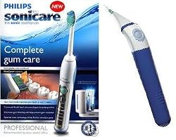 Sonicare FlexCare Plus Sanitizer HX6992/10 (DENTAL PROFESSIONAL MODEL) PLUS Waterpik Power Flosser