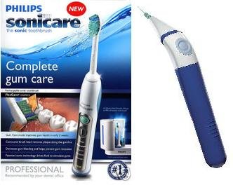 Sonicare FlexCare Plus Sanitizer HX6992/10 (DENTAL PROFESSIONAL MODEL) PLUS Waterpik Power Flosser