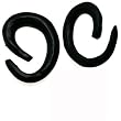 Resin Imitation Water Buffalo Horn Jewelry Ear Tribal, 5mm (4G) - Sold as a Pair