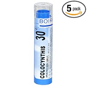 Boiron Homeopathic Medicine Colocynthis, 30C Pellets, 80-Count Tubes (Pack of 5)