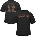 San Francisco Giants #25 Barry Bonds Black Infant Player Name & Number T-shirt