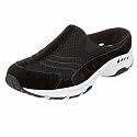 Easy Spirit Women's Traveltime Mule,Black/White,6 1/2 W