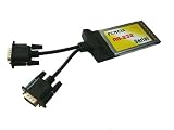 PCMCIA CARDBUS - 2x SERIAL RS232 CONTROLLER CARD - 2x DB9 RS-232 PLUG