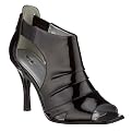 Women's Mossimo&reg; Valentina Peep Toe Bootie - Black Patent
