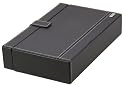 Dulwich 4 Piece Leather Watch Box with Soft Plum Lining